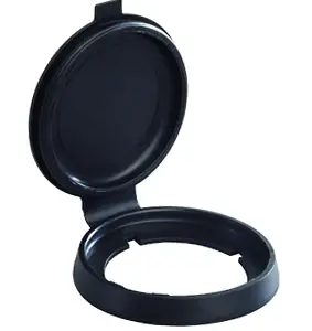AK22RRSW 32mm Black Round Protective Lid for Control Panels AK22RRSW Product Image
