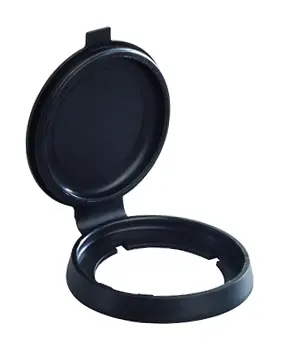 AK22RRSW 32mm Black Round Protective Lid for Control Panels