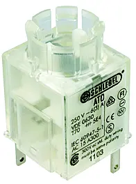 ATO_AU Contact Block 1NC Faston Au plated AgNi contacts IP00 UKCA ATO_AU Product Image
