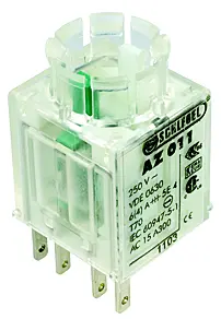 AZ011 Non-Illuminated Momentary Contact Block, 1M Cycles AZ011 Product Image