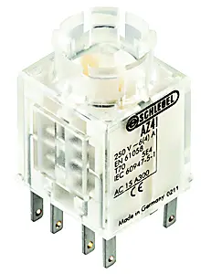 AZ4I Illuminated Momentary Contact Block with Faston Terminal