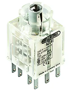 AZL4I Illuminated Momentary Contact Block with AgNi