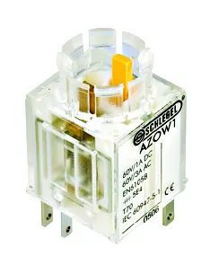 AZOW1 Contact Block Faston AgNi compact depth IP00 HMI panels OEM