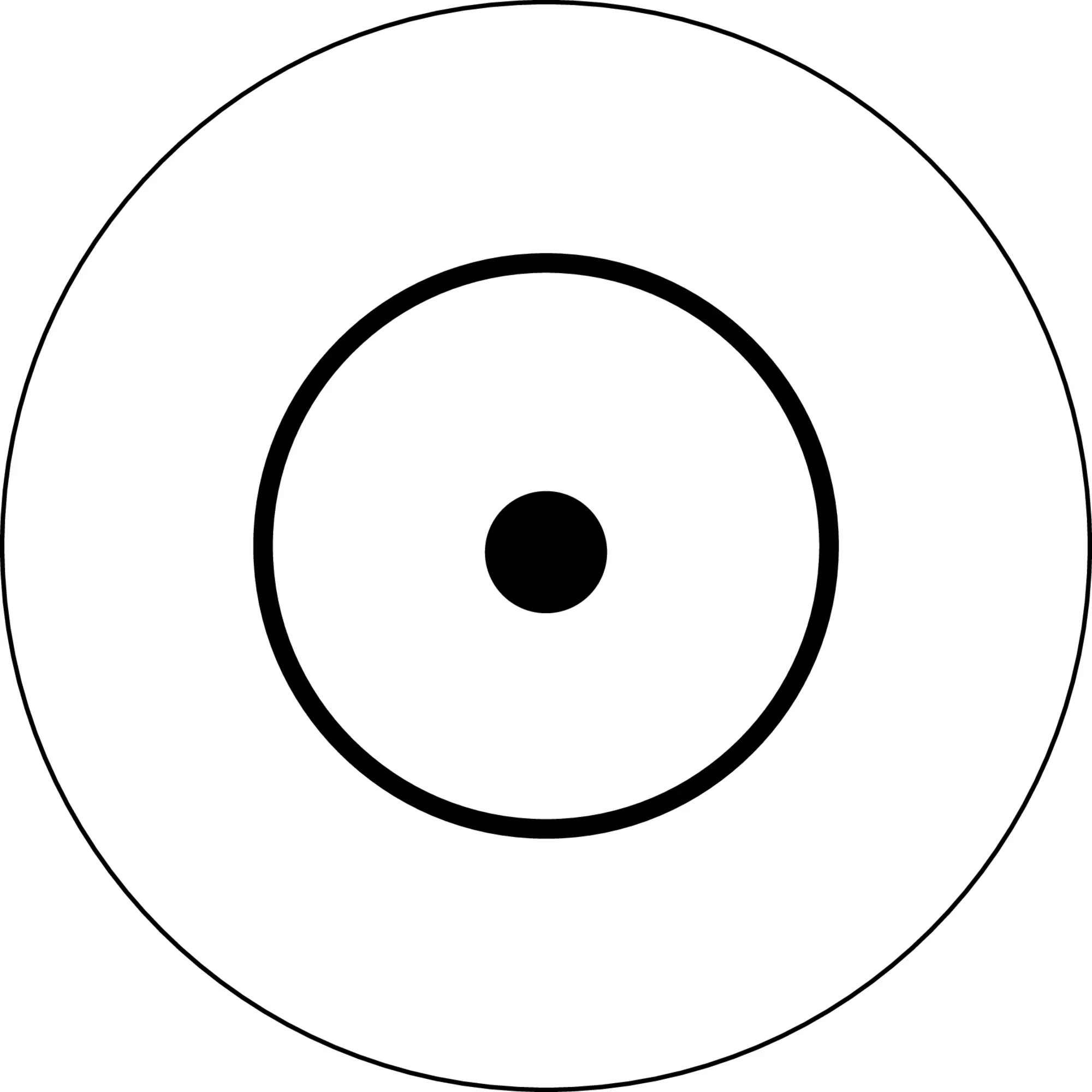 BSK1169 Round White PET Nameplate for RONTRON R JUWEL series HMIs