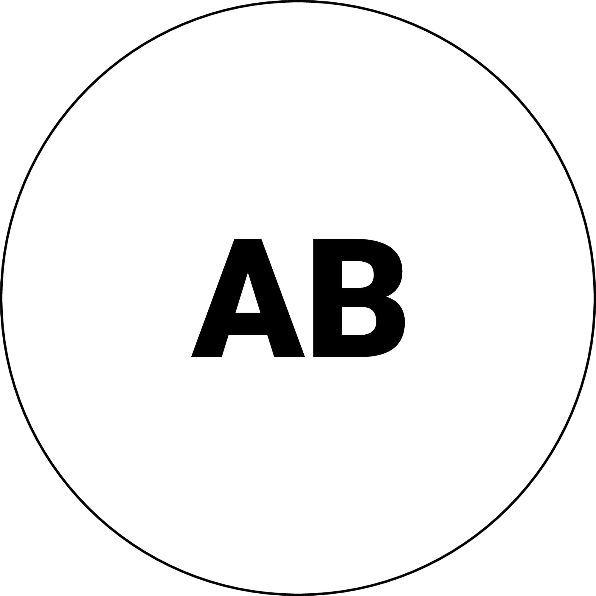 BSK135 Nameplate Round White PET For HMI Control Panels Accessory