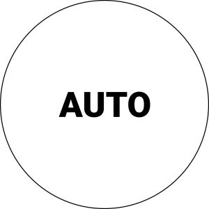 BSK307 Round White PET Nameplate for pushbuttons in control panel BSK307 Product Image
