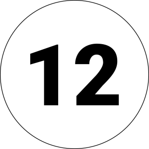 BSK75 Round Nameplate White PET for industrial HMI control panels BSK75 Product Image