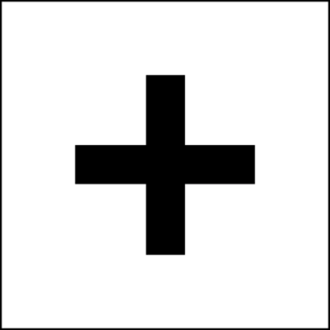 BSOK101 nameplate square white PET OKTRON for control panels HMIs BSOK101 Product Image