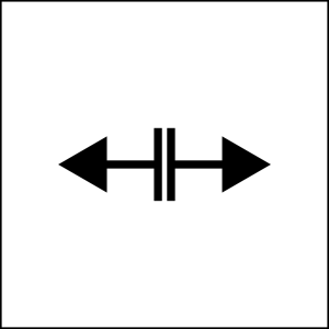 BSOK1103 Square PET Nameplate White for Control Panel and HMI use BSOK1103 Product Image