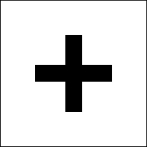 BSOKJ101 White Square Plastic Nameplate for Labeling BSOKJ101 Product Image