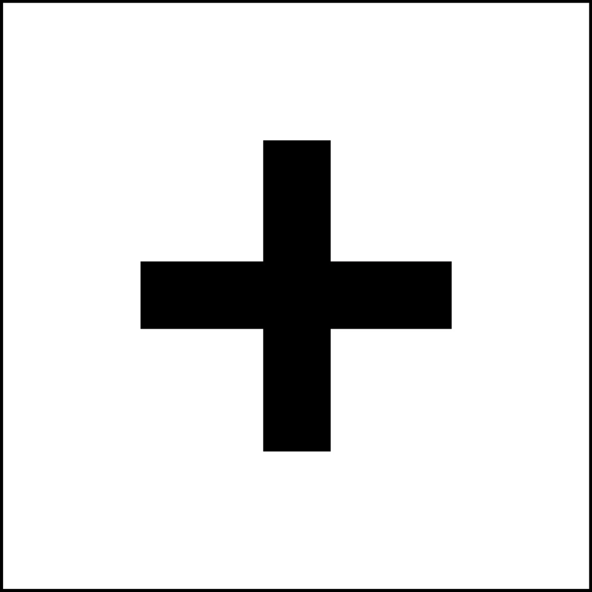 BSOKJ101 White Square Plastic Nameplate for Labeling