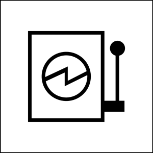 BSOKJ1112 Nameplate Square White PET label for control panels HMI BSOKJ1112 Product Image