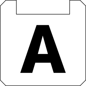 BSOKLL121 OKTRON White Nameplate square PET panel labels for HMIs BSOKLL121 Product Image