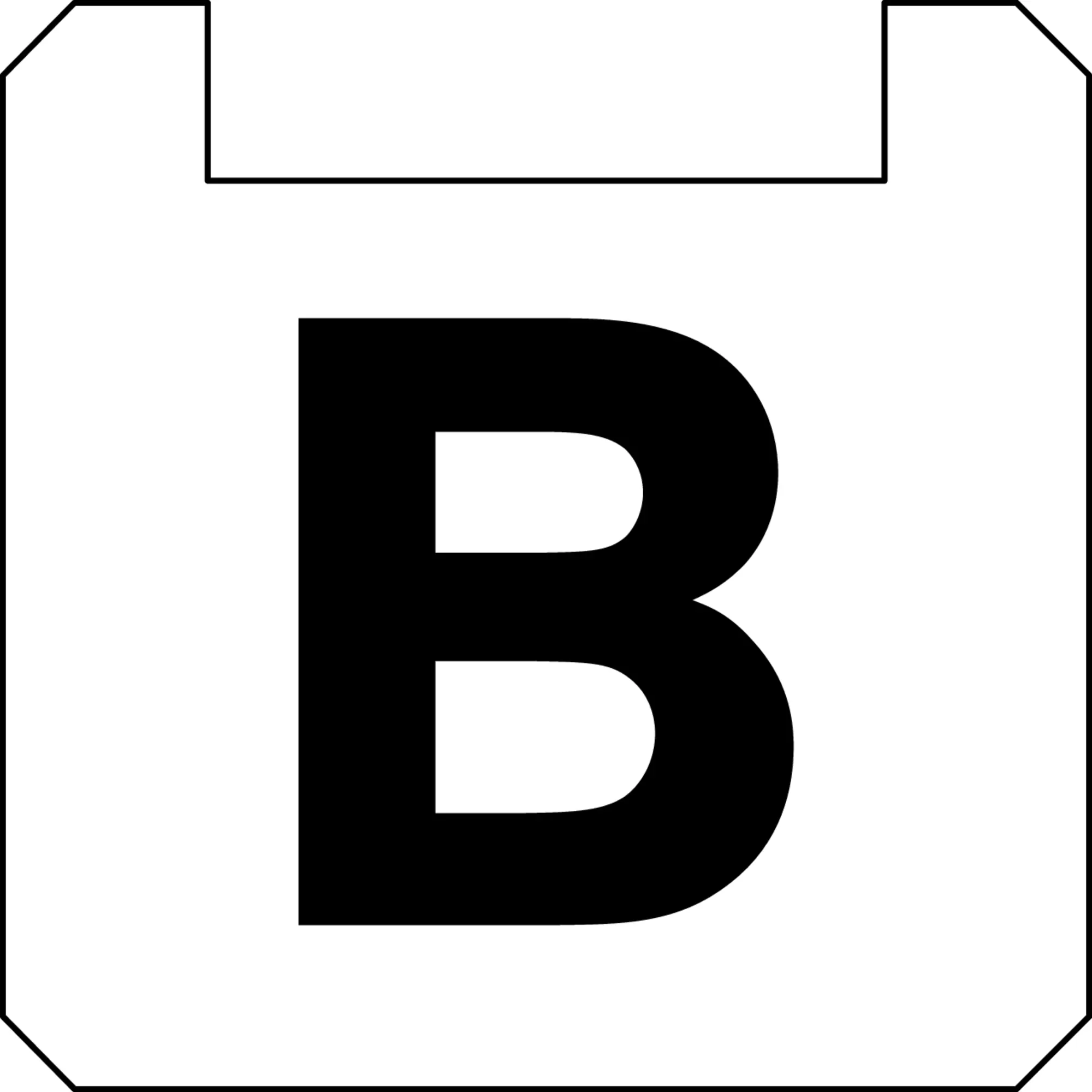 BSOKLL122 Nameplate White Square PET panel label for HMIs signage