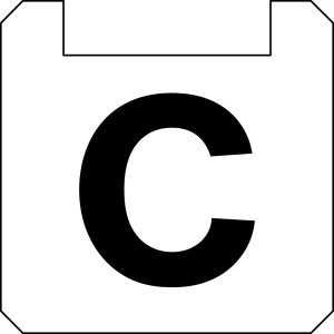 BSOKLL123 Square White Nameplate for HMI control panels PET label BSOKLL123 Product Image