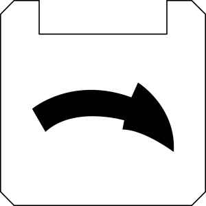BSOKLL19 Nameplate White Square PET for control panels OKTRON use BSOKLL19 Product Image