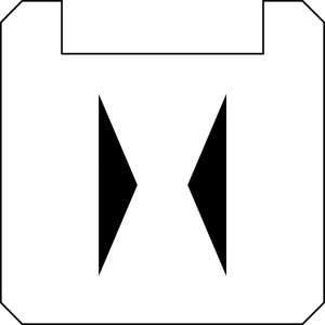 BSOKLL192 Nameplate Square White PET Label for Control Panels HMI BSOKLL192 Product Image