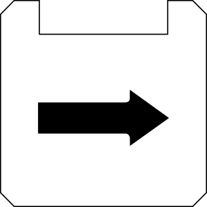 BSOKLL3 OKTRON Nameplate White PET Square Label for Control Panel BSOKLL3 Product Image
