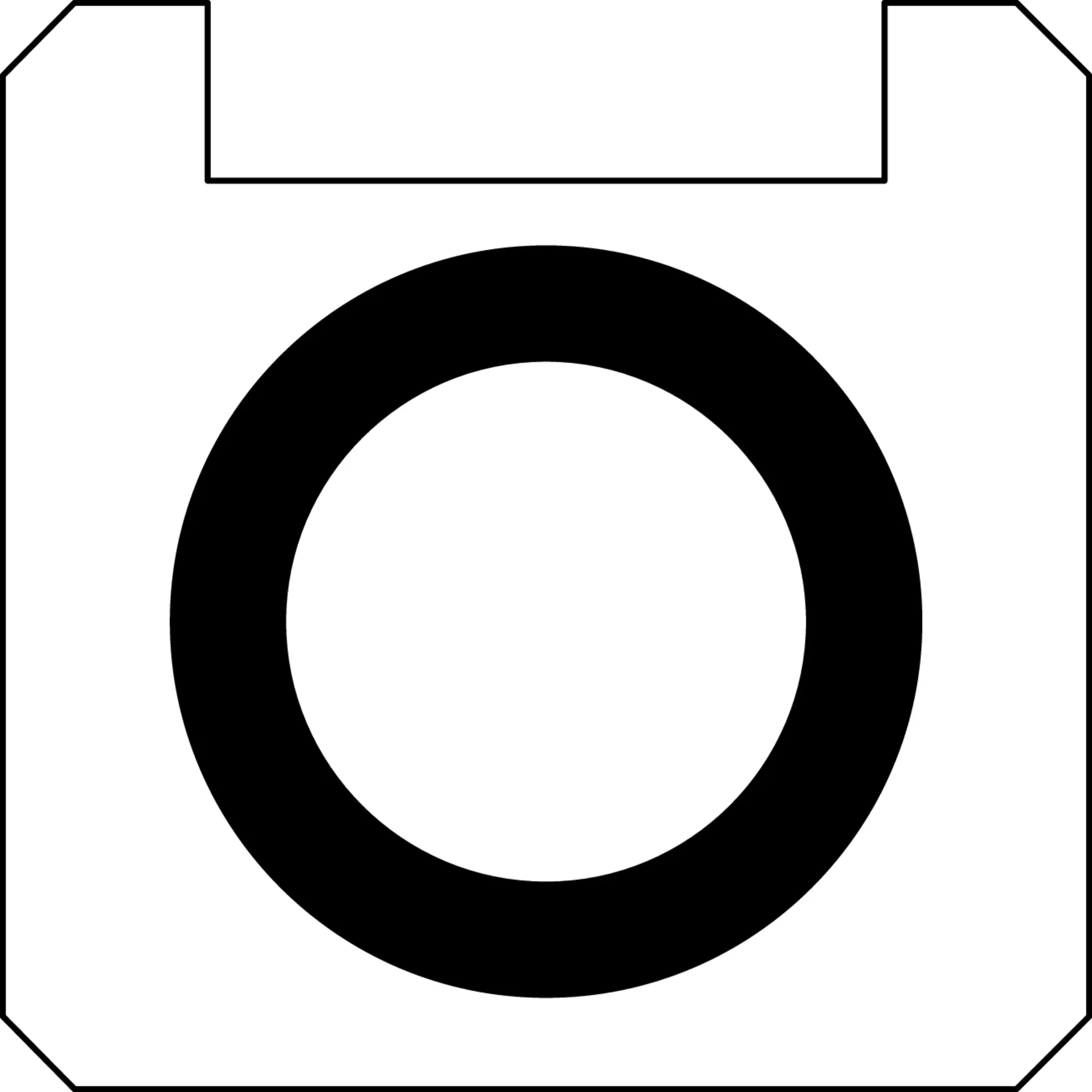 BSOKLL41 OKTRON White PET Nameplate Square Panel Labels Accessory