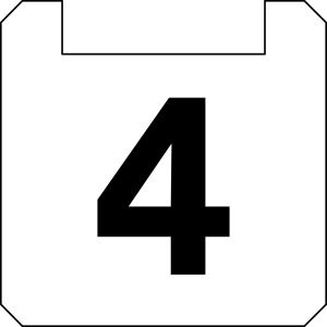 BSOKLL67 OKTRON square white PET nameplate for control panels use BSOKLL67 Product Image