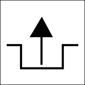 BSQX1109 Nameplate Square White PET for industrial control panels BSQX1109 Product Image