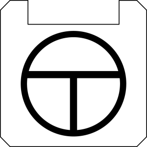 BSQXLL103 White Square PET Nameplate QUARTEX-R industrial marking BSQXLL103 Product Image