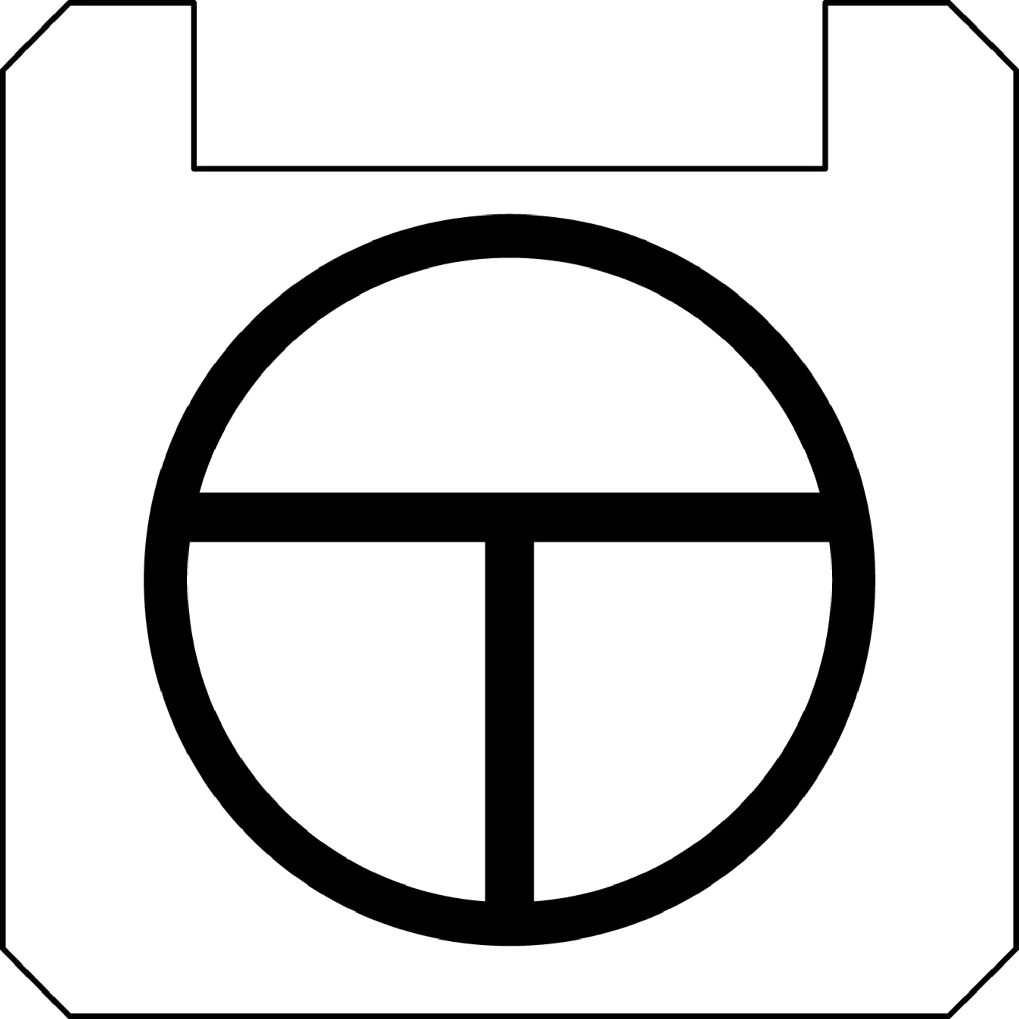 BSQXLL103 White Square PET Nameplate QUARTEX-R industrial marking