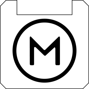 BSQXLL105 Nameplate Sq White PET durable panel label sticker tags BSQXLL105 Product Image