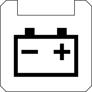 BSQXLL1165 Square White Nameplate robust PET for HMI panel labels BSQXLL1165 Product Image