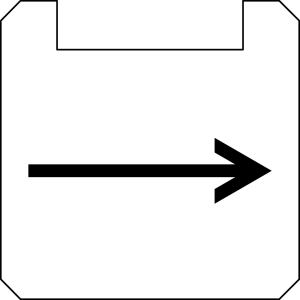 BSQXLL1168 Nameplate Square White PET Panel Label Accessory Panel BSQXLL1168 Product Image