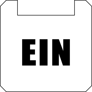 BSQXLL131 Nameplate Square White PET Panel Label Adhesive Durable BSQXLL131 Product Image