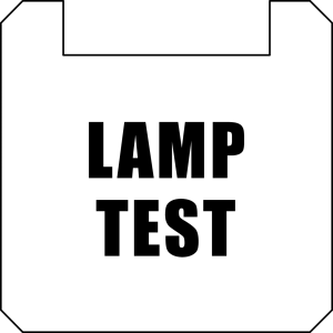 BSQXLL93 Nameplate Square White PET for HMI doors cabinets panels BSQXLL93 Product Image