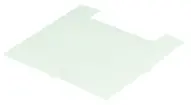 Square white PET panel insert accessories for pushbuttons HMI OEM BSQXLLU Product Image