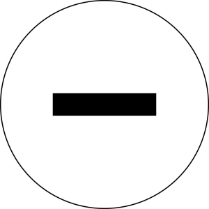 BSRR102 Round PET Nameplate White for RONTRON R JUWEL HMI Station BSRR102 Product Image