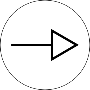 BSRR1166 Round Nameplate White PET for HMI labels and control use BSRR1166 Product Image