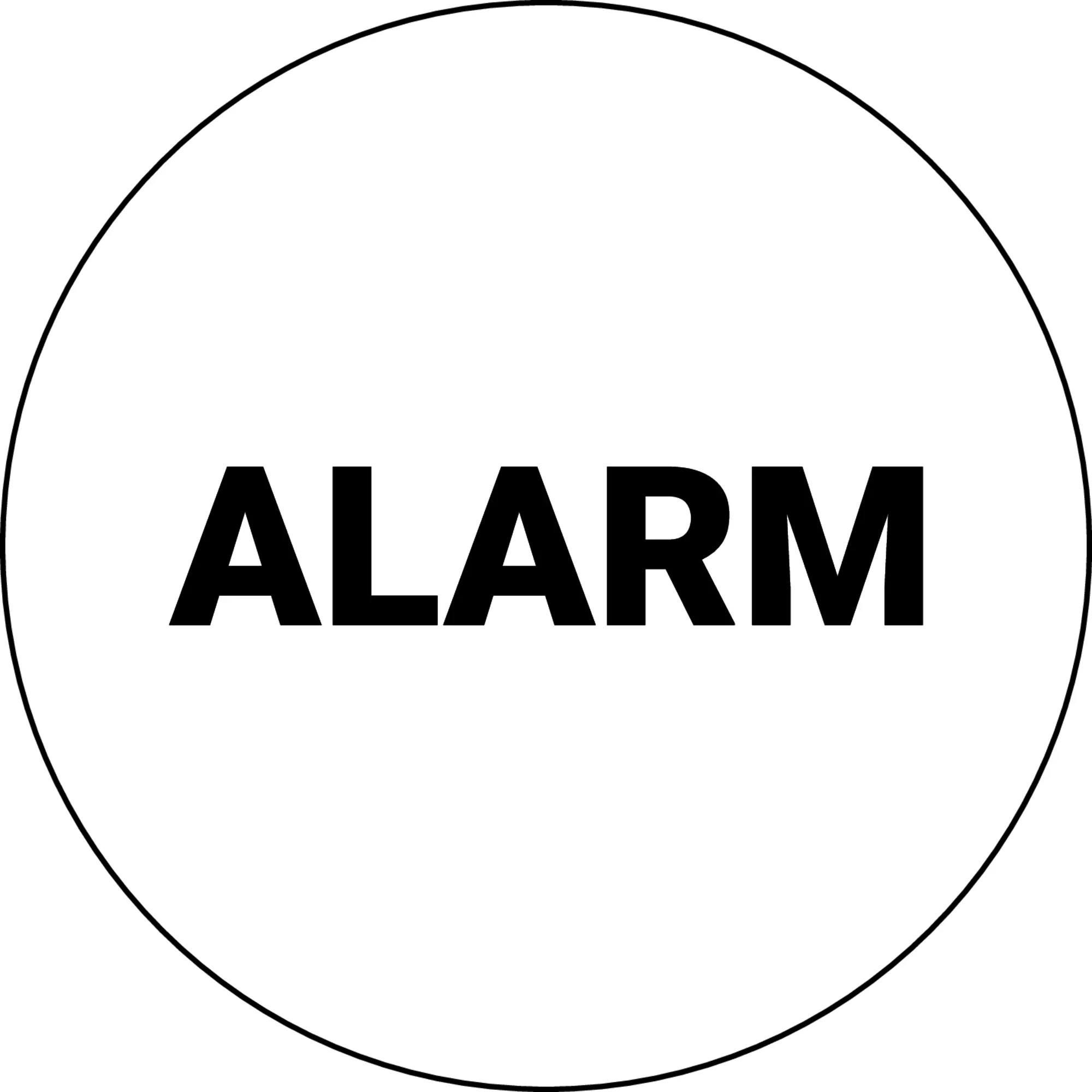 BSRR181 RONTRON-R-JUWEL Round White PET Nameplate Labels for HMIs