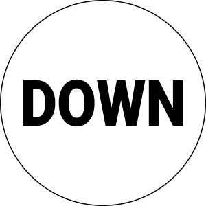 BSRR206 White Round RONTRON-R-JUWEL Nameplate for HMI Systems BSRR206 Product Image