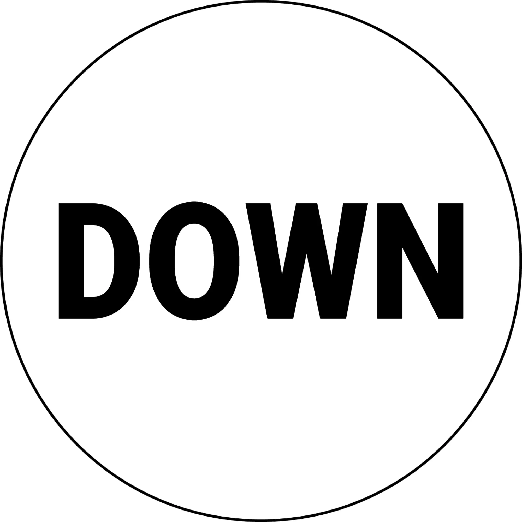 BSRR206 White Round RONTRON-R-JUWEL Nameplate for HMI Systems