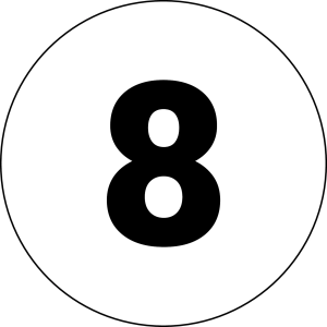 BSRR71 Nameplate Round White PET for RONTRON R JUWEL panel labels BSRR71 Product Image