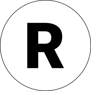 BSRR89 Nameplate Round White PET for HMI panels high contrast use BSRR89 Product Image