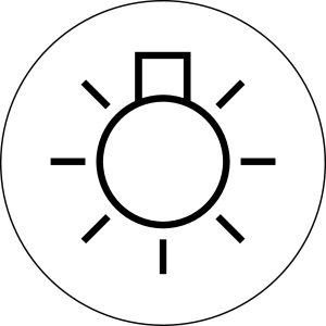 Round pushbutton accessory for industrial HMI control panels gear BSRX110 Product Image