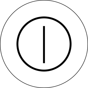 BSRX1101 White Round CSA Nameplate for Industrial Use BSRX1101 Product Image