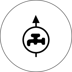 industrial pushbutton accessory for round cutouts plus HMI panels BSRX1117 Product Image