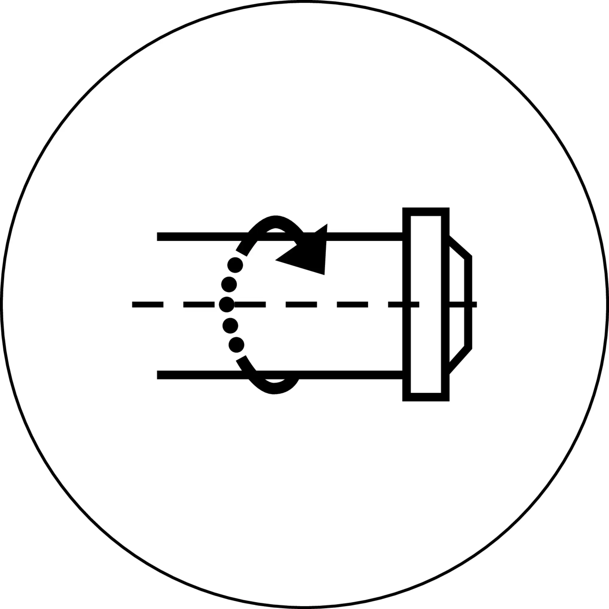 BSRX1146 Round Pushbutton Nameplate for RONTRON R JUWEL actuators
