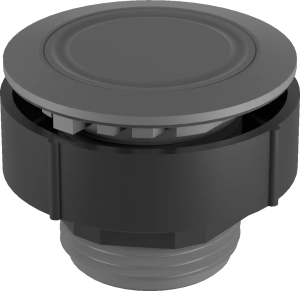 Round panel mount industrial pushbutton accessory for control use BVKRJ Product Image
