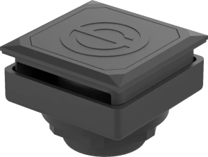 BVOKJ IP65 Black Square Dummy Switch for Industrial Use BVOKJ Product Image