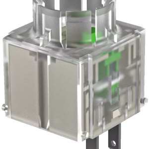 BZI Momentary Contact Block 1M Cycles, Faston Terminal
