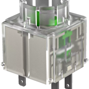 BZII Momentary Contact Block 2xNO with Faston Terminals