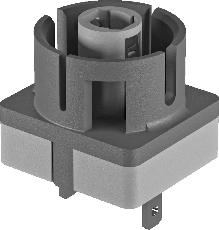 CLF Illuminated Faston Contact Block with T5,5K Lampholder