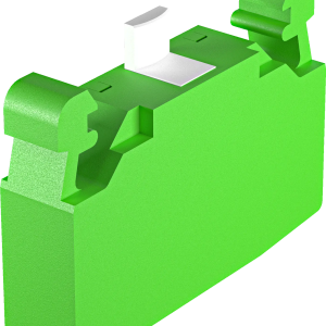 DSTI Green Contact Block 1NO Push-In Industrial Use
